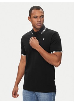 G-Star Raw Polo Dunda D17127-5864 Czarny Slim Fit ze sklepu MODIVO w kategorii T-shirty męskie - zdjęcie 183937855