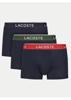 Lacoste Komplet 3 par bokserek 5H1297 Granatowy ze sklepu MODIVO w kategorii Majtki męskie - zdjęcie 183937898
