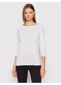 United Colors Of Benetton Bluzka 3GA2E16A1 Biały Regular Fit ze sklepu MODIVO w kategorii Bluzki damskie - zdjęcie 183937958