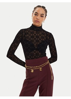 Elisabetta Franchi Body BO-0144-7E2 Czarny Slim Fit ze sklepu MODIVO w kategorii Bluzki damskie - zdjęcie 183937979