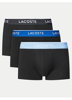 Lacoste Komplet 3 par bokserek 5H1297 Czarny ze sklepu MODIVO w kategorii Majtki męskie - zdjęcie 183938056