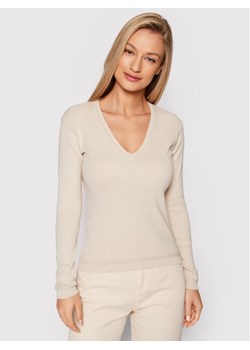 United Colors Of Benetton Sweter 1091D4625 Beżowy Regular Fit ze sklepu MODIVO w kategorii Swetry damskie - zdjęcie 183938085