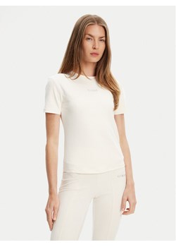 Guess T-Shirt V5RI10 KCD02 Écru Regular Fit ze sklepu MODIVO w kategorii Bluzki damskie - zdjęcie 183938097