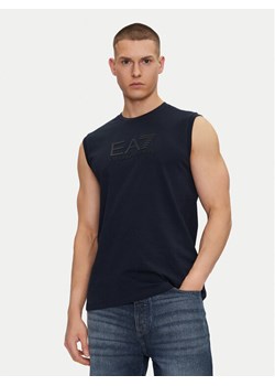 EA7 Emporio Armani Tank top 7M000223 AF10375 UB102 Granatowy Regular Fit ze sklepu MODIVO w kategorii T-shirty męskie - zdjęcie 183938155