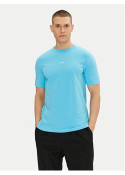 KARL LAGERFELD T-Shirt 755030 552235 Błękitny Regular Fit ze sklepu MODIVO w kategorii T-shirty męskie - zdjęcie 183938196