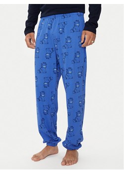 United Colors Of Benetton Spodnie piżamowe 3M3A4F00S Niebieski Regular Fit ze sklepu MODIVO w kategorii Piżamy męskie - zdjęcie 183938198