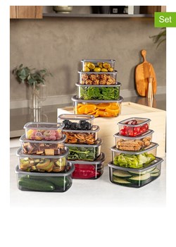 Violeta Home Pojemniki (16 szt.) w kolorze szarym ze sklepu Limango Polska w kategorii Pojemniki kuchenne - zdjęcie 183940406