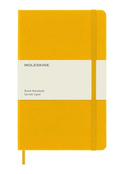 Moleskine Notatnik w kolorze żółtym - 13 x 21 cm ze sklepu Limango Polska w kategorii Akcesoria biurowe - zdjęcie 183940436