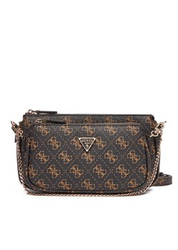 Torebka Guess Noelle II Mini HWQG96 72710 Brązowy ze sklepu eobuwie.pl w kategorii Listonoszki - zdjęcie 183940765