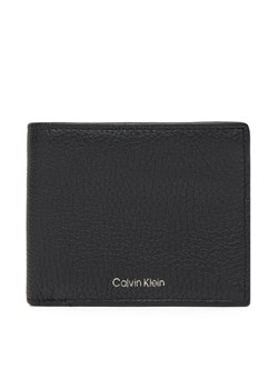 Duży Portfel Męski Calvin Klein Ck Leather Billfold W Zip Coin LV04D1028G Czarny ze sklepu eobuwie.pl w kategorii Portfele męskie - zdjęcie 183940767