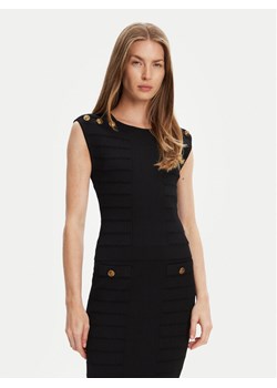 Guess Bluzka W5YR12 Z0130 Czarny Regular Fit ze sklepu MODIVO w kategorii Bluzki damskie - zdjęcie 183941449