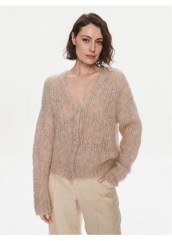 Weekend Max Mara Kardigan Gerarda 2415341031 Écru Regular Fit ze sklepu MODIVO w kategorii Swetry damskie - zdjęcie 183941455