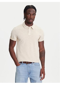 Mustang Polo Palco 1016505 Beżowy Regular Fit ze sklepu MODIVO w kategorii T-shirty męskie - zdjęcie 183941469
