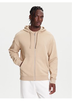 HUGO Bluza Dapozip 50548651 Beżowy Relaxed Fit ze sklepu MODIVO w kategorii Bluzy męskie - zdjęcie 183941497