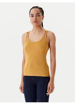 Morgan Top 251-DIDONI Żółty Slim Fit ze sklepu MODIVO w kategorii Bluzki damskie - zdjęcie 183941529