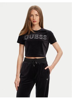 Guess Bluzka V3BI01 K0232 Czarny Regular Fit ze sklepu MODIVO w kategorii Bluzki damskie - zdjęcie 183941626