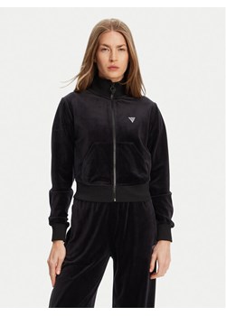 Guess Bluza V3BQ22 K0232 Czarny Regular Fit ze sklepu MODIVO w kategorii Bluzy damskie - zdjęcie 183941627