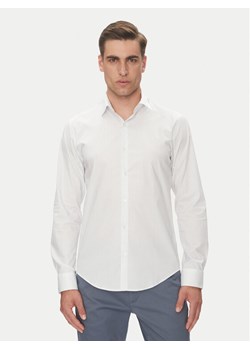 Calvin Klein Koszula LV019EU005 Biały Slim Fit ze sklepu MODIVO w kategorii Koszule męskie - zdjęcie 183941636