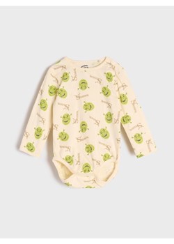 Sinsay - Body Shrek - kremowy ze sklepu Sinsay w kategorii Body niemowlęce - zdjęcie 183942838