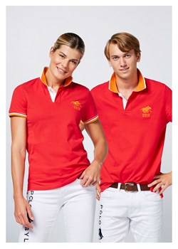 Polo Sylt Koszulka polo w kolorze czerwonym ze sklepu Limango Polska w kategorii Bluzki damskie - zdjęcie 183943089