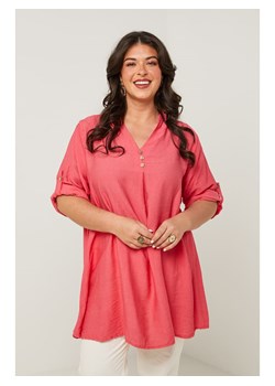 Curvy Lady Tunika w kolorze koralowym ze sklepu Limango Polska w kategorii Bluzki damskie - zdjęcie 183943268