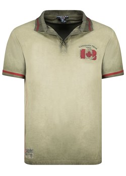 Canadian Peak Koszulka polo &quot;Kotzeak&quot; w kolorze khaki ze sklepu Limango Polska w kategorii T-shirty męskie - zdjęcie 183943308