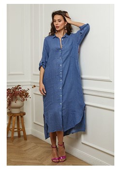 Plume Sukienka &quot;Calora&quot; w kolorze niebieskim ze sklepu Limango Polska w kategorii Sukienki - zdjęcie 183943396