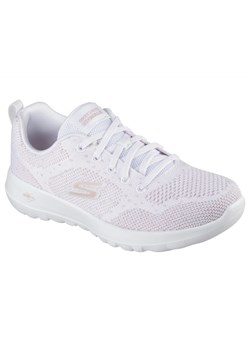 Buty Skechers Go Walk Joy - Violet 124640 Wtrg białe ze sklepu ButyModne.pl w kategorii Buty sportowe damskie - zdjęcie 183944049