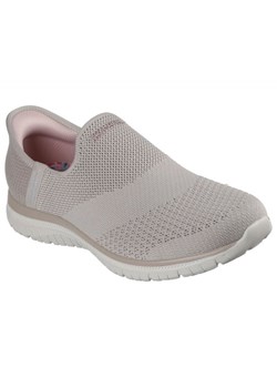 Buty Skechers Slip-ins: Virtue - Sleek 104425/TPE szare ze sklepu ButyModne.pl w kategorii Buty sportowe damskie - zdjęcie 183944186