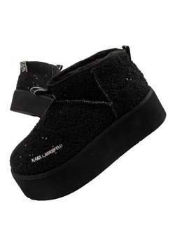 Buty, śniegowce Karl Lagerfeld Thermo KL48522WW0S czarne ze sklepu ButyModne.pl w kategorii Śniegowce damskie - zdjęcie 183944279