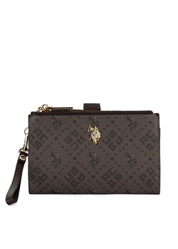 U.S. Polo Assn. Duży Portfel Damski BIUXT6224WVP Brązowy ze sklepu MODIVO w kategorii Portfele damskie - zdjęcie 183944746