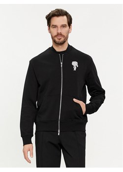 KARL LAGERFELD Bluza 705432 542941 Czarny Regular Fit ze sklepu MODIVO w kategorii Bluzy męskie - zdjęcie 183944799