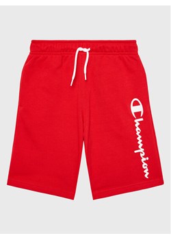 Champion Szorty sportowe 306282 Czerwony Regular Fit ze sklepu MODIVO w kategorii Spodenki chłopięce - zdjęcie 183944806