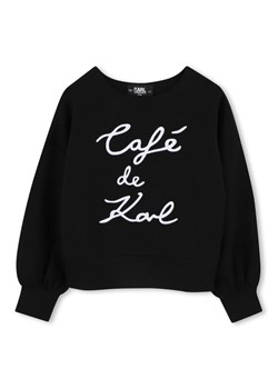 Karl Lagerfeld Kids Bluza Z30473 D Czarny Regular Fit ze sklepu MODIVO w kategorii Bluzy dziewczęce - zdjęcie 183944808