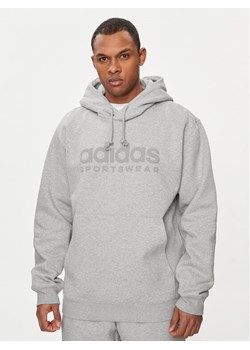 adidas Bluza All Szn Fleece Graphic IW1205 Szary Loose Fit ze sklepu MODIVO w kategorii Bluzy męskie - zdjęcie 183944815