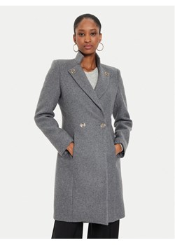 Rinascimento Płaszcz wełniany CFC0120109003 Szary Regular Fit ze sklepu MODIVO w kategorii Płaszcze damskie - zdjęcie 183944865