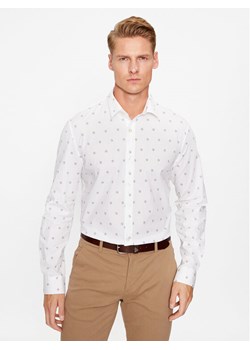 Guess Koszula M3YH35 W8BX1 Biały Slim Fit ze sklepu MODIVO w kategorii Koszule męskie - zdjęcie 183944868