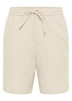 Mustang Szorty materiałowe Linen 1016459 Écru Loose Fit ze sklepu MODIVO w kategorii Spodenki męskie - zdjęcie 183944905