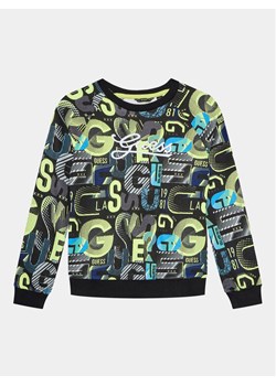 Guess Bluza L3BQ10 KAD73 Czarny Regular Fit ze sklepu MODIVO w kategorii Bluzy chłopięce - zdjęcie 183944958