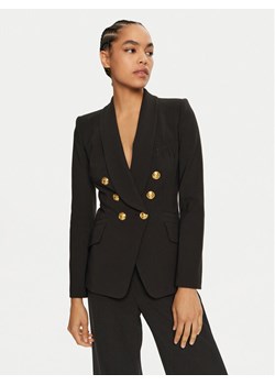 Elisabetta Franchi Marynarka GI-093-46E2-V560 Czarny Regular Fit ze sklepu MODIVO w kategorii Marynarki damskie - zdjęcie 183945189