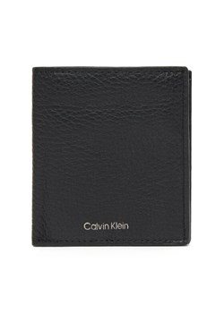 Calvin Klein Duży Portfel Męski Ck Leather Comp Trifold W C &Car LV04D1029G Czarny ze sklepu MODIVO w kategorii Portfele męskie - zdjęcie 183945238