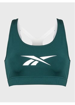 Reebok Biustonosz sportowy Workout Ready HH8080 Zielony ze sklepu MODIVO w kategorii Biustonosze - zdjęcie 183945318