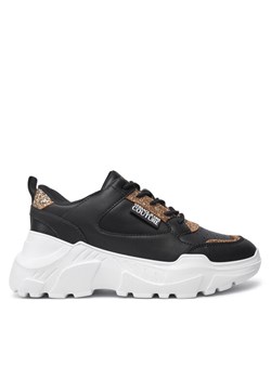 Versace Jeans Couture Sneakersy Speedtrack 77VA3SC2 Czarny ze sklepu MODIVO w kategorii Buty sportowe damskie - zdjęcie 183945357