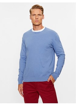 United Colors Of Benetton Sweter 10CVU1N60 Niebieski Regular Fit ze sklepu MODIVO w kategorii Swetry męskie - zdjęcie 183945366