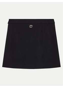 TWINSET Spódnica 242GJ2114 Czarny Regular Fit ze sklepu MODIVO w kategorii Spódnice dziewczęce - zdjęcie 183945367