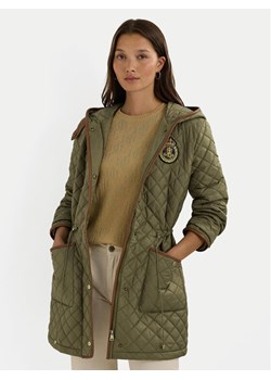 Lauren Ralph Lauren Kurtka przejściowa 297951264002 Zielony Straight Fit ze sklepu MODIVO w kategorii Kurtki damskie - zdjęcie 183945405