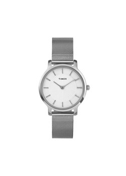 Timex Zegarek Transcend TW2Y10200 Srebrny ze sklepu MODIVO w kategorii Zegarki - zdjęcie 183945445