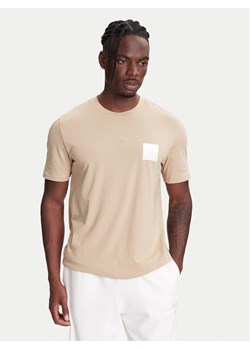 HUGO T-Shirt Dapusi 50544458 Beżowy Regular Fit ze sklepu MODIVO w kategorii T-shirty męskie - zdjęcie 183945449