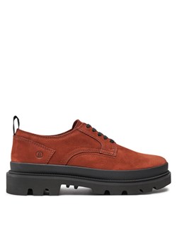 Clarks Półbuty Badell Lace 26178239 Pomarańczowy ze sklepu MODIVO w kategorii Półbuty męskie - zdjęcie 183945578