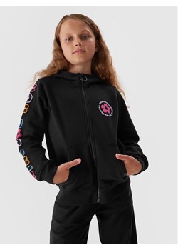4F Bluza 4FJAW23TSWSF646 Czarny Regular Fit ze sklepu MODIVO w kategorii Bluzy dziewczęce - zdjęcie 183945625